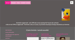 Desktop Screenshot of femintim.ch